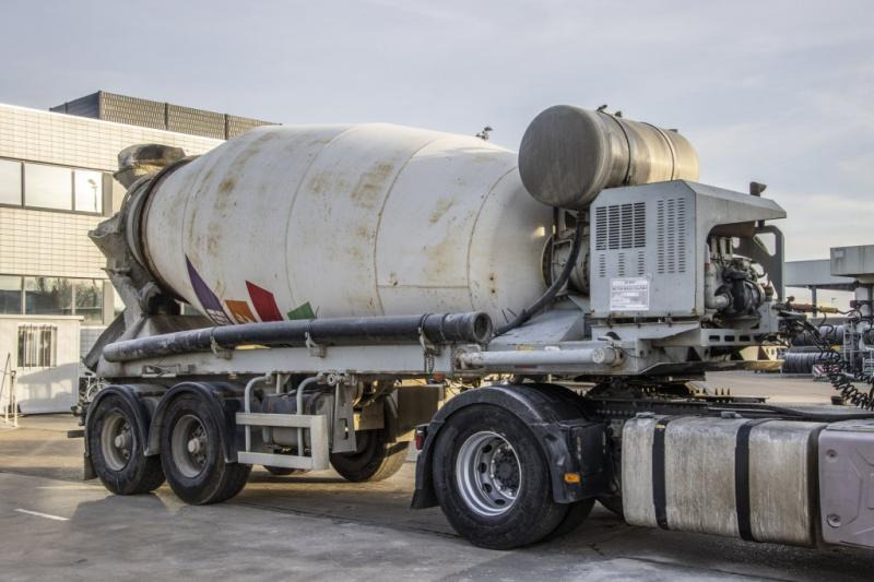 Semiremorcă DE BUF BETON MIXER/MALAXEUR/MISCHER 10m3+MOTOR/MOTEUR: Foto 2