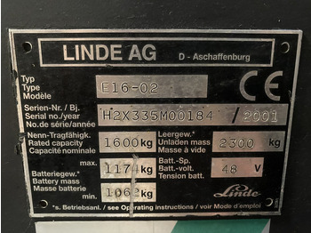 Electrostivuitor LINDE E16