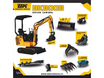 Mini excavator BERGER KRAUS