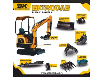 Mini excavator BERGER KRAUS