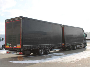 Camion cu prelată Mercedes-Benz Actros 2545 L, 6X2, EURO 6,SEC.AIR.CONDITIONING: Foto 3