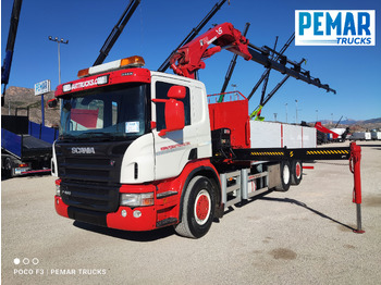 Camion cu macara SCANIA P 400