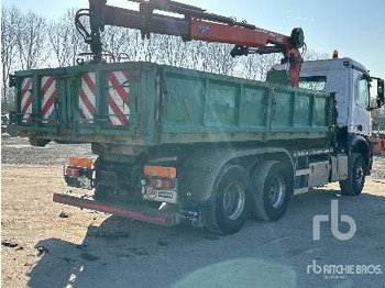 Camion platformă, Camion cu macara MERCEDES-BENZ AROCS 2843 6x4 COE w/ 2013 Atlas 172.E3 crane: Foto 3