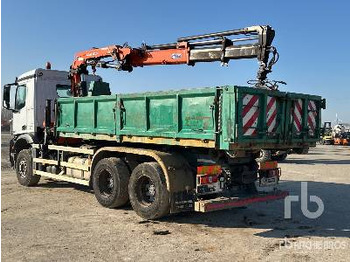 Camion platformă, Camion cu macara MERCEDES-BENZ AROCS 2843 6x4 COE w/ 2013 Atlas 172.E3 crane: Foto 2