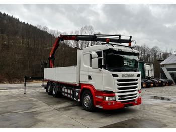 Leasing de  Scania G450 // 6x2// Skrzynia 6.40x2.49 // HDS Palfinger // Oś skrętna podnoszona // Scania G450 // 6x2// Skrzynia 6.40x2.49 // HDS Palfinger // Oś skrętna podnoszona //: Foto 2