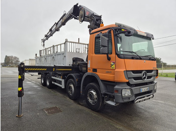 Camion cu cârlig, Camion cu macara MERCEDES-BENZ ACTROS 3241 KN: Foto 2