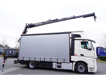 Leasing de MERCEDES-BENZ Actros 1845 Crane HIAB / Curtain / 2 pieces MERCEDES-BENZ Actros 1845 Crane HIAB / Curtain / 2 pieces: Foto 3