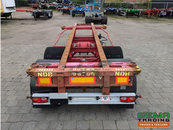 Semiremorcă transport containere/ Swap body Krone SZC 20FT 2-Assen ROR - STEEL Suspension - DOUBLE tires - DrumBrakes (O1916): Foto 5