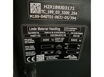 Stivuitor GPL Linde H40T (394-02) Beverage: Foto 4