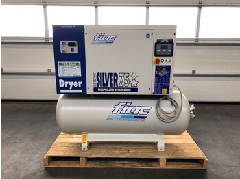 Compresor de aer nou Fiac New Silver D 7.5 / 300 Silent 5.5 kW 720 L / min 10 bar Elektrische Schroefcompressor met ketel en droger: Foto 2