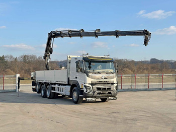 Camion cu macara, Camion platformă Volvo FMX 460  HIAB X - HIPRO 302 EP - 5 + FUNK/ 8x4: Foto 2