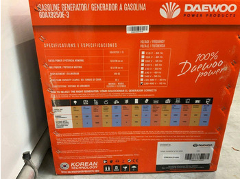 Generator electric nou Daewoo GDAX9250E-3: Foto 5