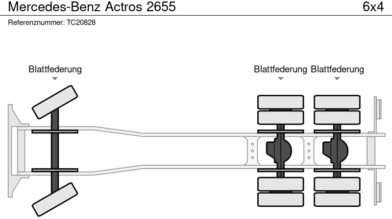 Camion basculantă Mercedes-Benz Actros 2655: Foto 6