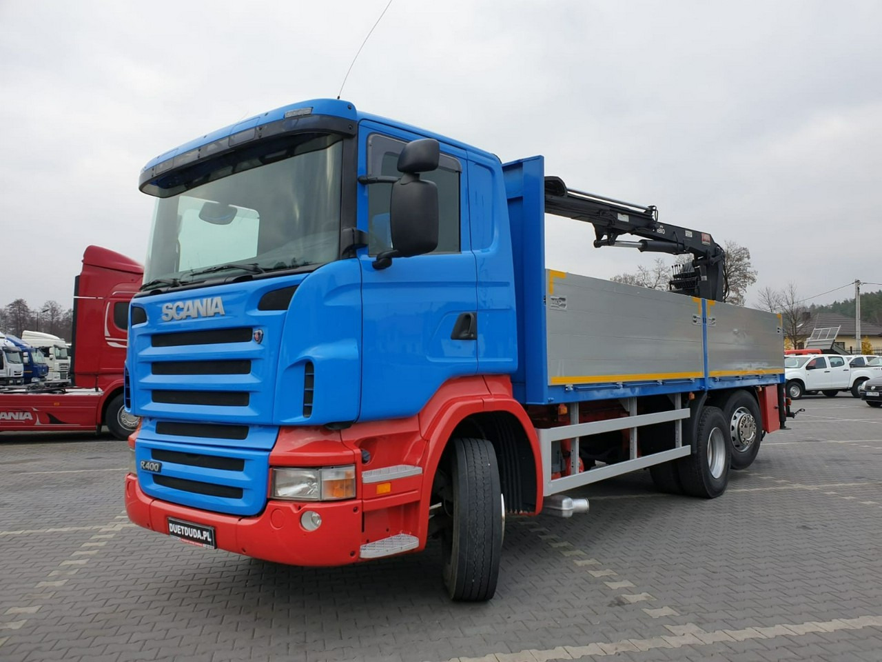 Leasing de Scania R 400 LB 6x2 HDS Budowlanka Widły Oś Skrętna Super Stan Scania R 400 LB 6x2 HDS Budowlanka Widły Oś Skrętna Super Stan: Foto 15