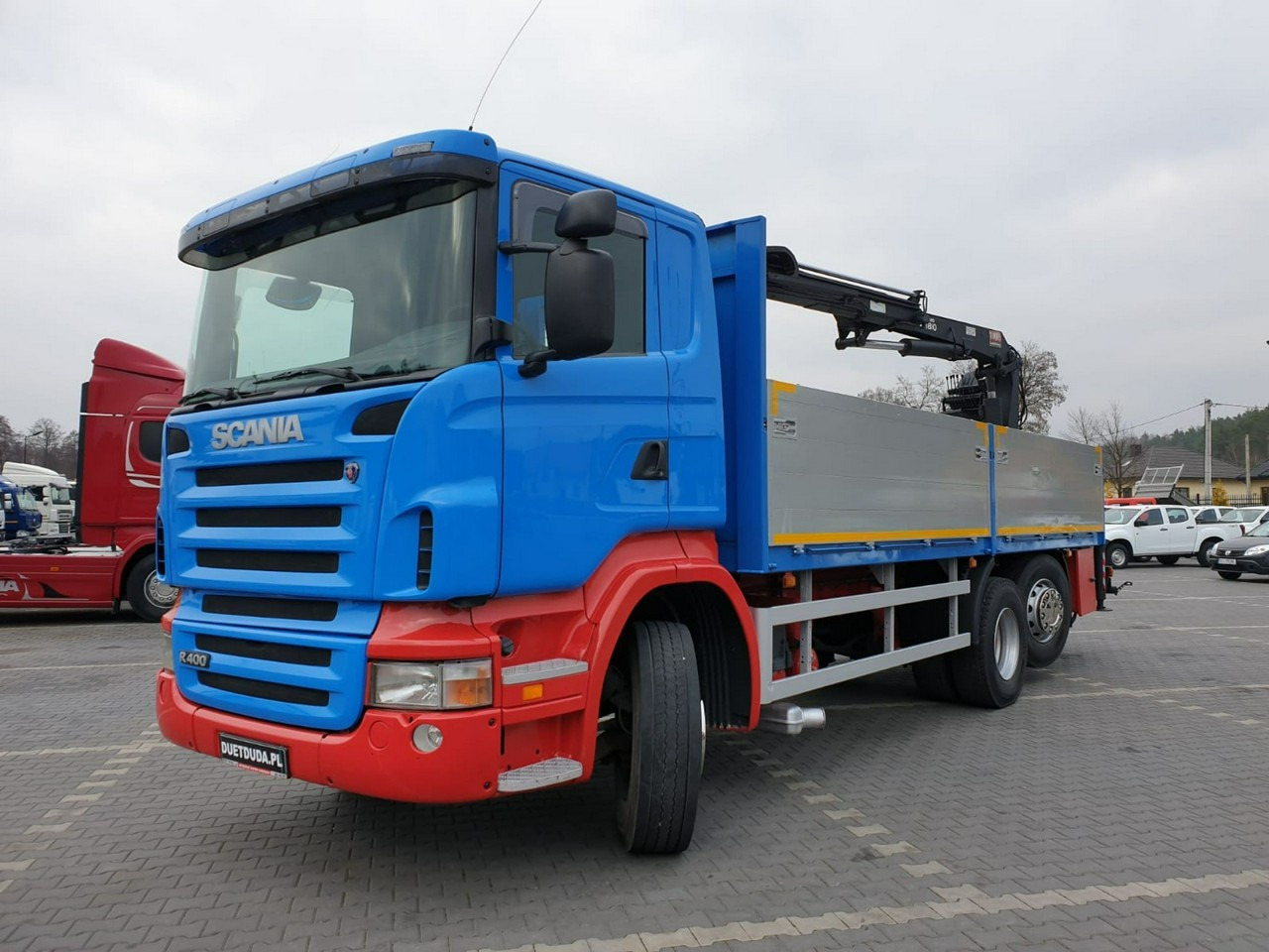 Leasing de Scania R 400 LB 6x2 HDS Budowlanka Widły Oś Skrętna Super Stan Scania R 400 LB 6x2 HDS Budowlanka Widły Oś Skrętna Super Stan: Foto 18