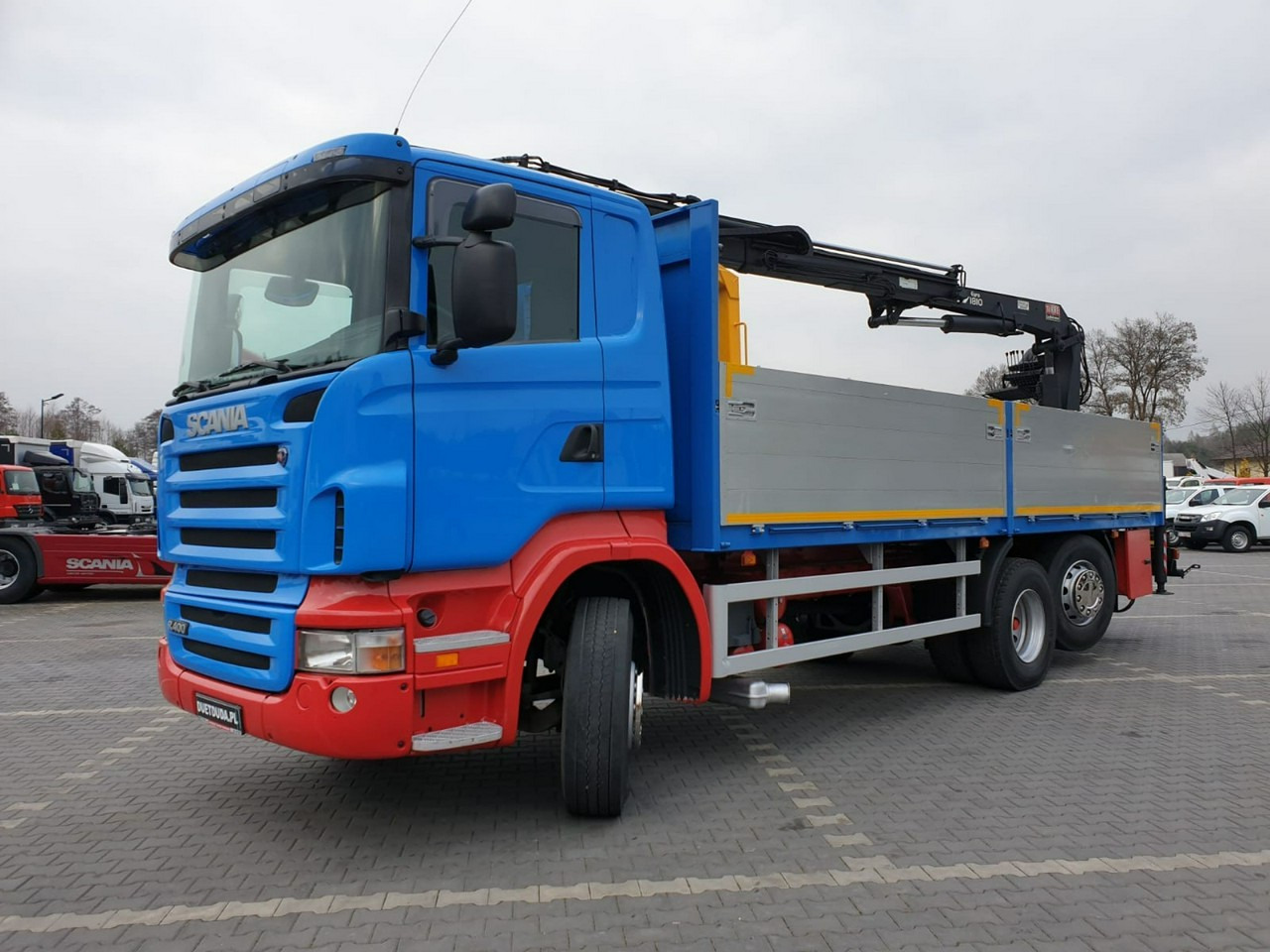 Leasing de Scania R 400 LB 6x2 HDS Budowlanka Widły Oś Skrętna Super Stan Scania R 400 LB 6x2 HDS Budowlanka Widły Oś Skrętna Super Stan: Foto 17