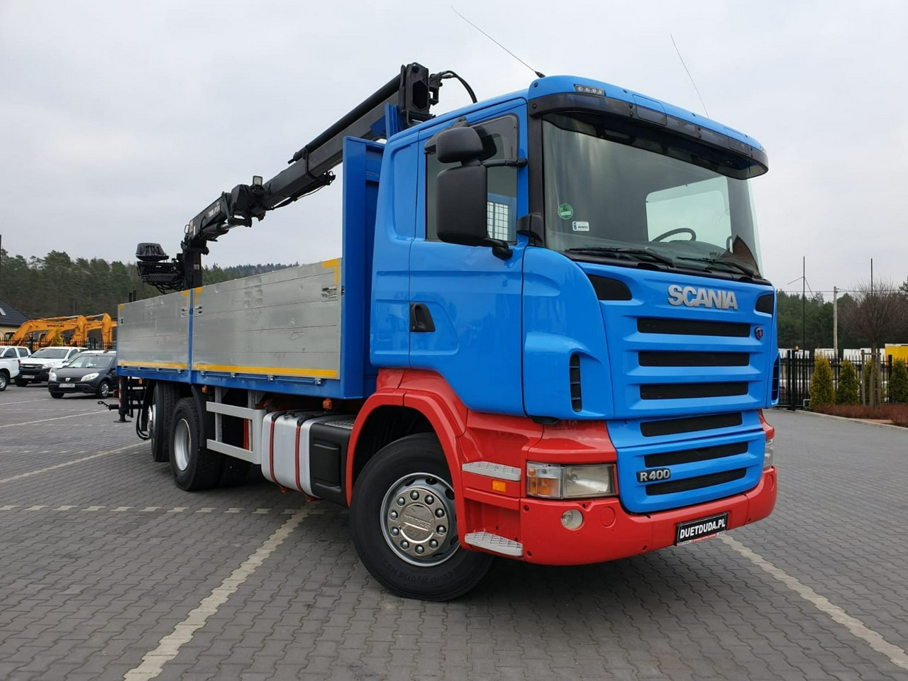 Leasing de Scania R 400 LB 6x2 HDS Budowlanka Widły Oś Skrętna Super Stan Scania R 400 LB 6x2 HDS Budowlanka Widły Oś Skrętna Super Stan: Foto 16