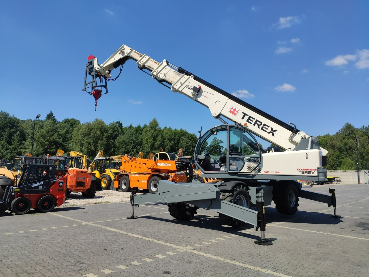 Stivuitor telescopic Terex Lift GTH 5022 ROTO Obrotowa Ładowarka Teleskopowa: Foto 48