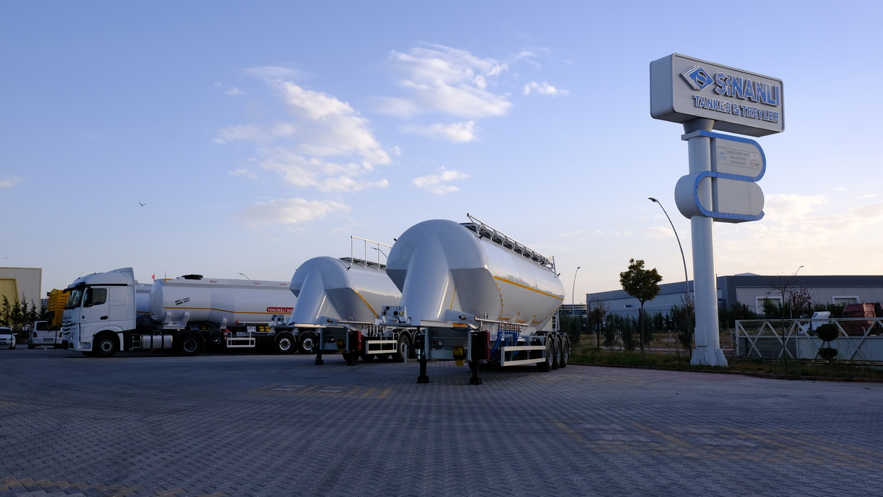 Semiremorcă siloz nou SINAN Flour and Feed W type Silo Bulk Tanker Semitrailer: Foto 6