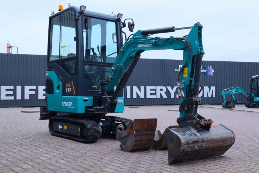 Mini excavator Sunward SWE17F CE certification, Diesel, Extendable Underc: Foto 7