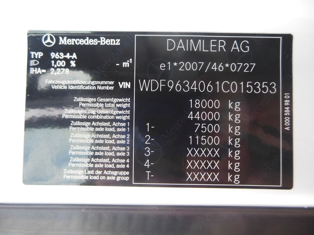 Cap tractor Mercedes-Benz ACTROS 1851,LOWDECK,STANDKLIMA,ALU FELGEN,TOP!!!: Foto 23