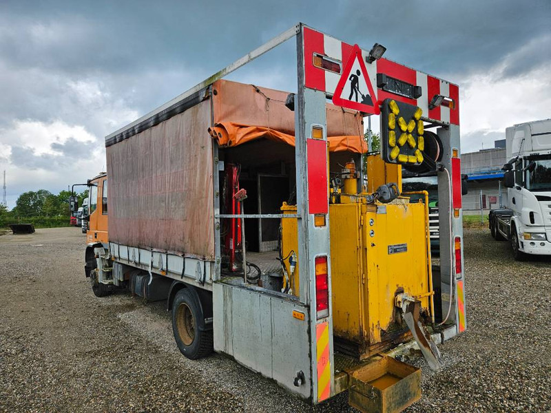 Camion cu macara Iveco 120 // HMF 152-T2 // heatedcontainer: Foto 7