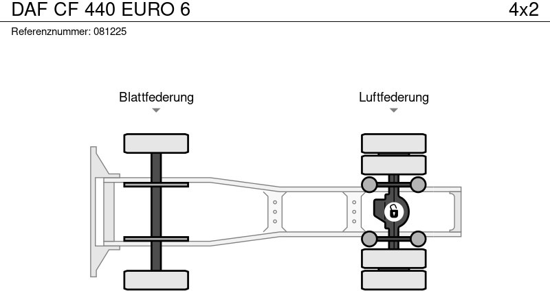 Cap tractor DAF CF 440 EURO 6: Foto 13