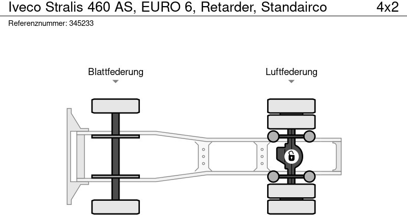 Cap tractor Iveco Stralis 460 AS, EURO 6, Retarder, Standairco: Foto 13