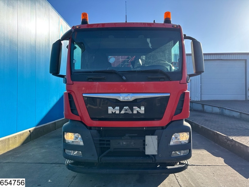 Camion platformă, Camion cu macara MAN TGS 35 440 8x2, EURO 6, FASSI, Remote: Foto 10