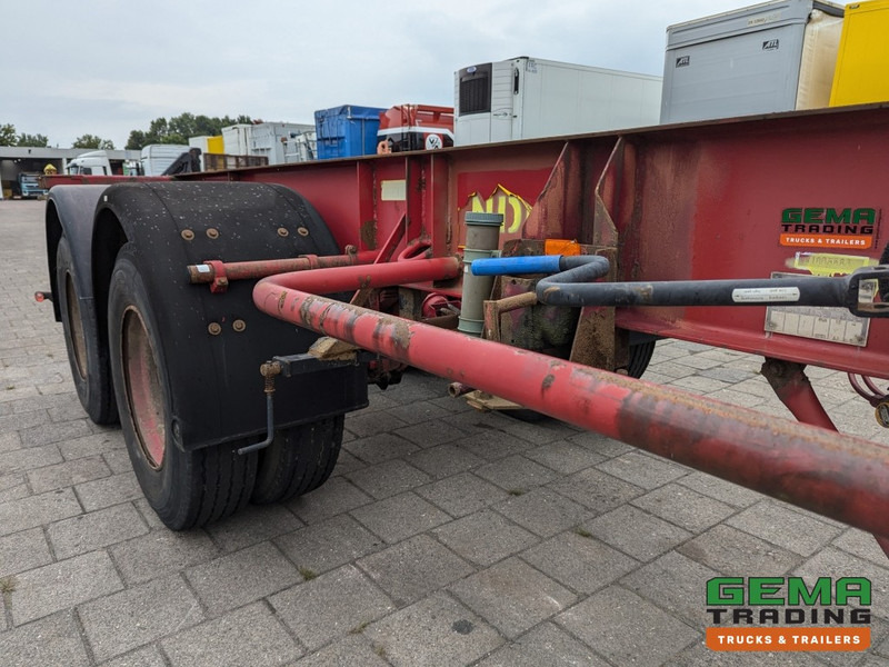 Semiremorcă transport containere/ Swap body Krone SZC 20FT 2-Assen ROR - STEEL Suspension - DOUBLE tires - DrumBrakes (O1916): Foto 11