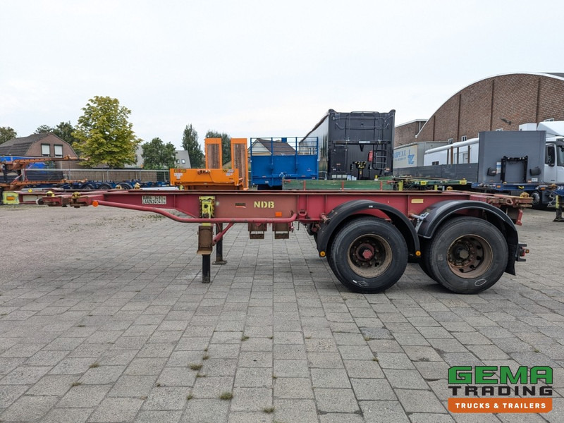 Semiremorcă transport containere/ Swap body Krone SZC 20FT 2-Assen ROR - STEEL Suspension - DOUBLE tires - DrumBrakes (O1916): Foto 8