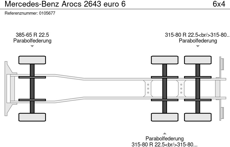 Leasing de Mercedes-Benz Arocs 2643 euro 6 Mercedes-Benz Arocs 2643 euro 6: Foto 18