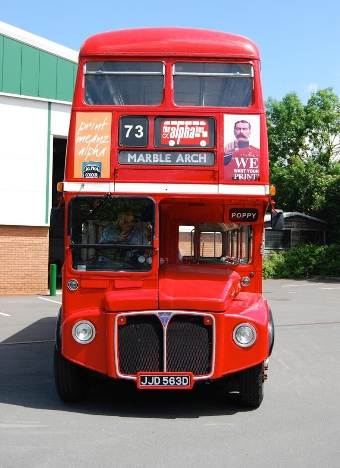 Autobuz supraetajat British Bus Sightseeing Routemaster Nostalgic Heritage Classic Vintage: Foto 1